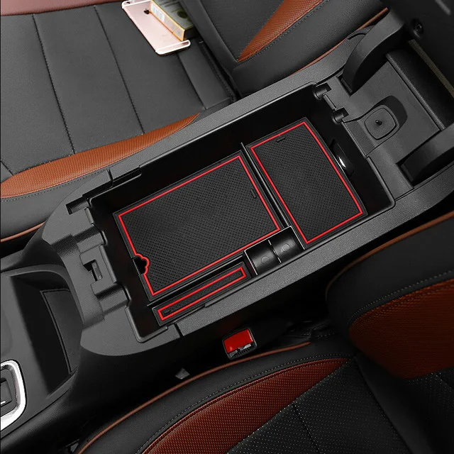 

Для Chevrolet Equinox 2017 2018 ABS Пластик ящик для хранения в подлокотнике автомобиля сетки крышка отделка автомобиля Средства для укладки волос 1 шт.
