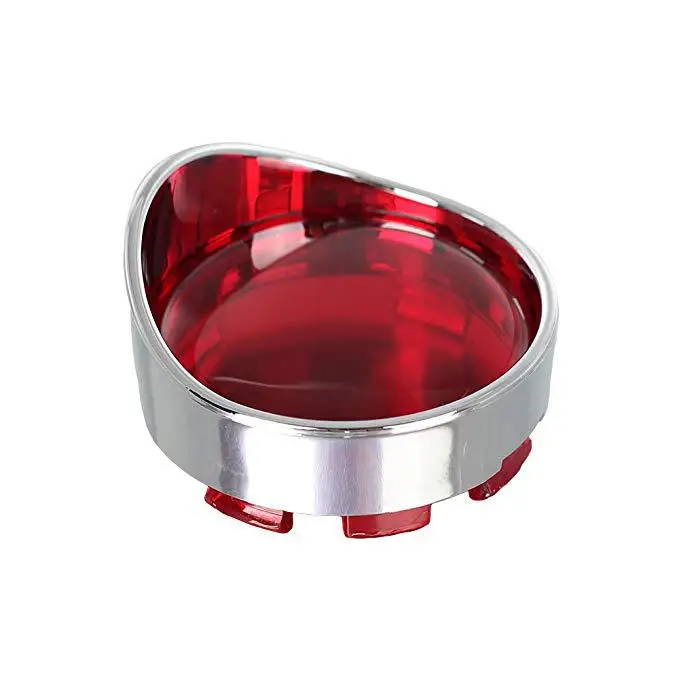 1 Pair Chrome Visor-Style Turn Signal Light Bezels 4 Colors Lens for Harley Davidson Motorcycle Accessories |