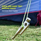30 см нержавеющая сталь пол гвозди для приготовления пищи на воздухе палатки кемпинга колышек для палатки ветрозащитная якоря заземления крепежный гвоздь ставки