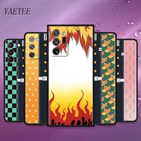 demon slayer hot anime case for samsung galaxy s21 s20 fe s10 plus s9 s8 note 20 ultra 5g 10 9 shockproof tpu phone coque bags