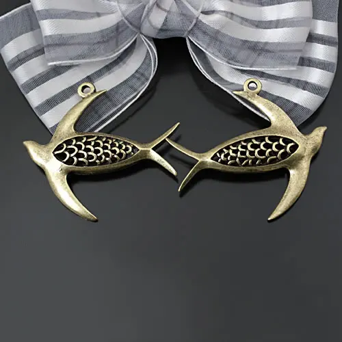 

(23203)6PCS 40x33MM Antique Bronze Zinc Alloy Penguin Jewelry Making Supplies Diy Findings Accessories