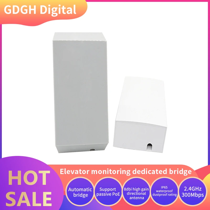 GLVISION GLO1 8dBi Outdoor Point to CPE 500m Wireless AP Easy for Elevator Monitoring Video Surveillance Transmission | Компьютеры и