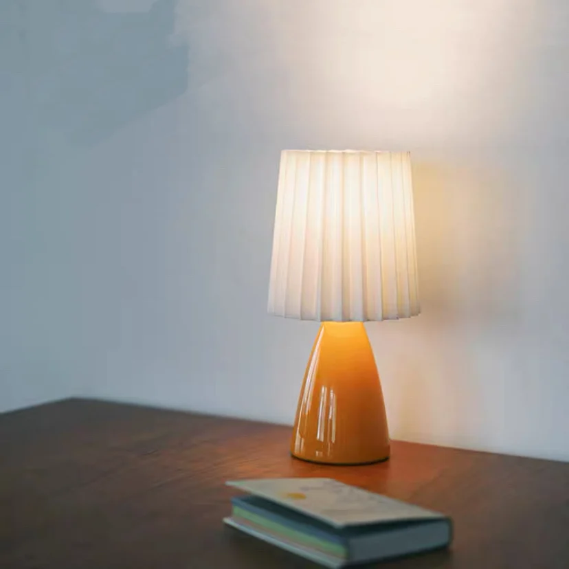 Table Lamp Sunset Projection Retro מנורת לילה Design Bedroom Bedside Night light Simple Modern Atmosphere Milkshake Nordic
