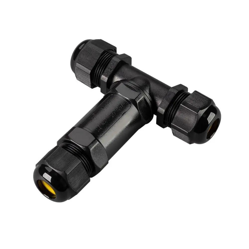 Коннектор тройной NEO CON T 3pin BK (4 8mm IP68) 1 шт Arlight 029380|Соединители| |