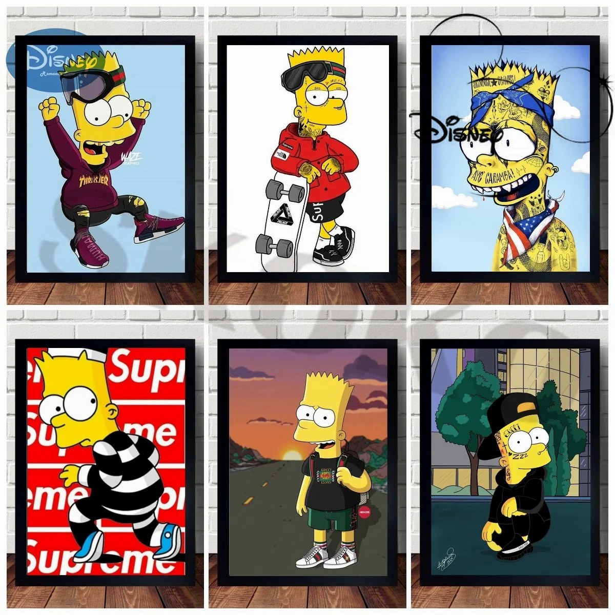 Набор для алмазной мозаики Симпсоны постер с мотивами Диснея 5D сделай сам