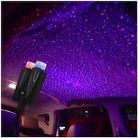 car roof light rotating usb star sky top light waterproof universal auto atmosphere projection decorative lamp car styling