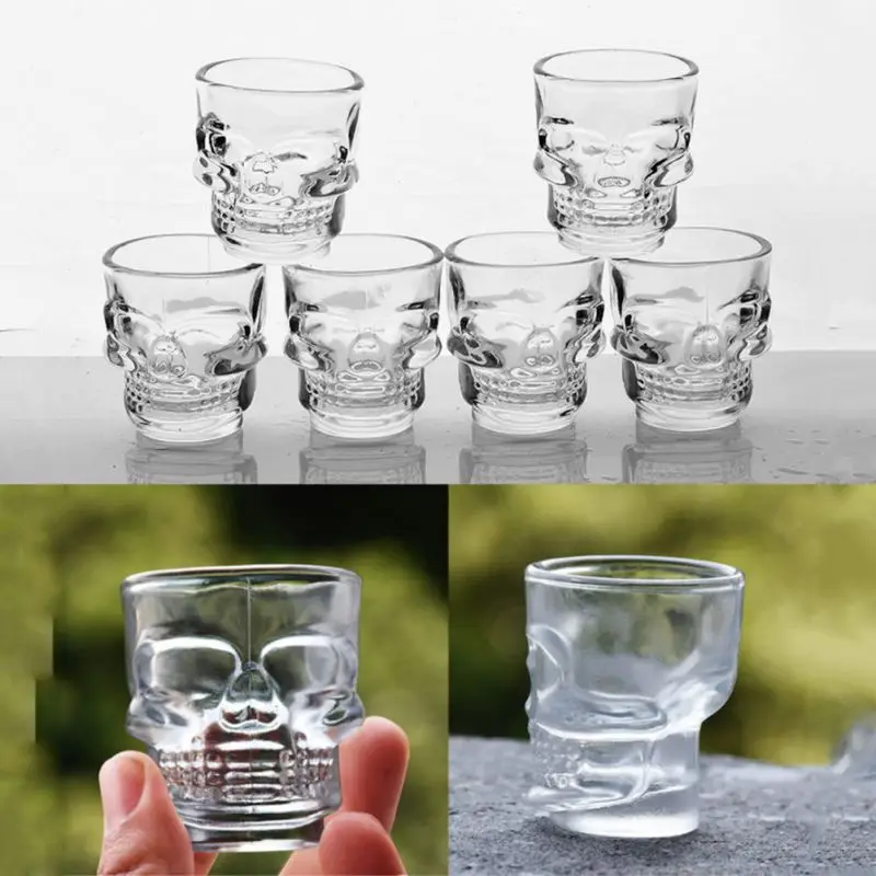 Креативный бокал для вина с черепом подарок виски водки бара клуба пива