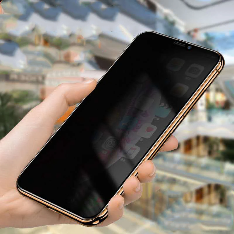 Закаленное стекло с защитой от шпионов защита экрана 9H изогнутая для iPhone 13 Pro Max 12