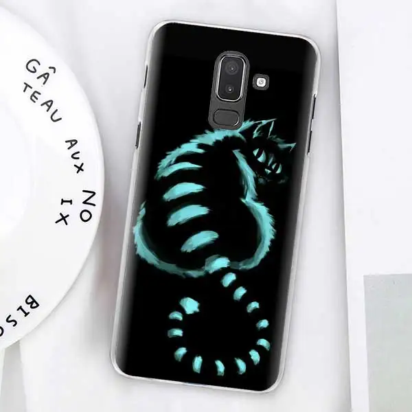 14 Чехлы Alice in Wonderland Cat для samsung Galaxy J4 Plus J6 Plus J8 J3 J5 J7 J5 Prime, Жесткий Чехол - Цвет: 14