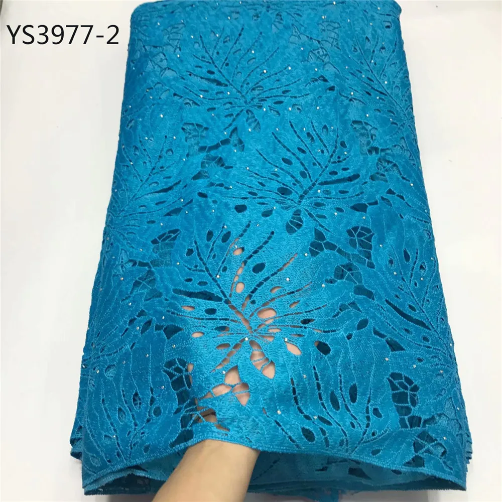 Высокое качество полиэстер/хлопок Материал африканский шнур кружева в Швейцарии