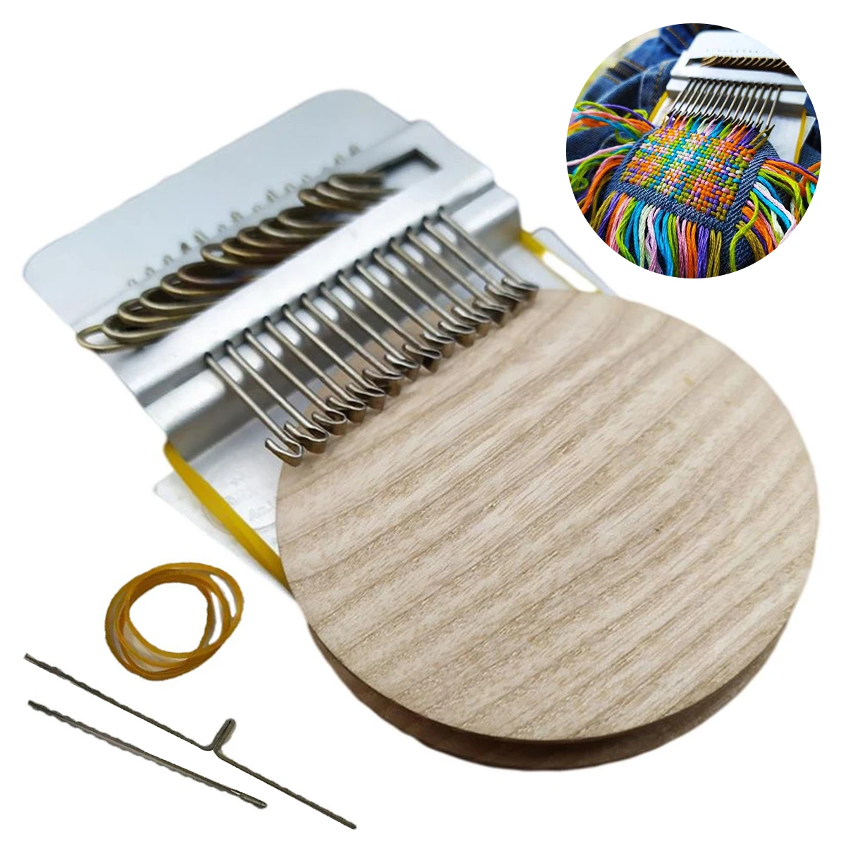

Antique Original Speedweve type,DIY Small loom Mender Small Loom for Darning Machine with instructions Dropshipping