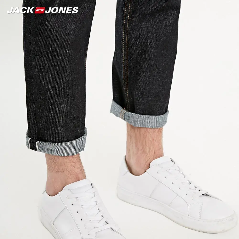 JackJones Мужские Повседневные Удобные Свободные прямые укороченные джинсы 219132579 |