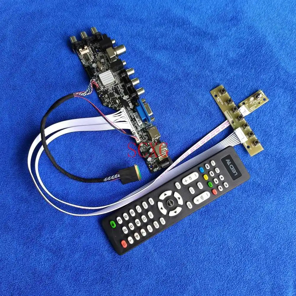 

Signal digital Kit LED/LCD HDMI-compatible DVB VGA USB AV For LTN133AT17/LTN133AT23 Display controller card 1366*768 LVDS 40-Pin