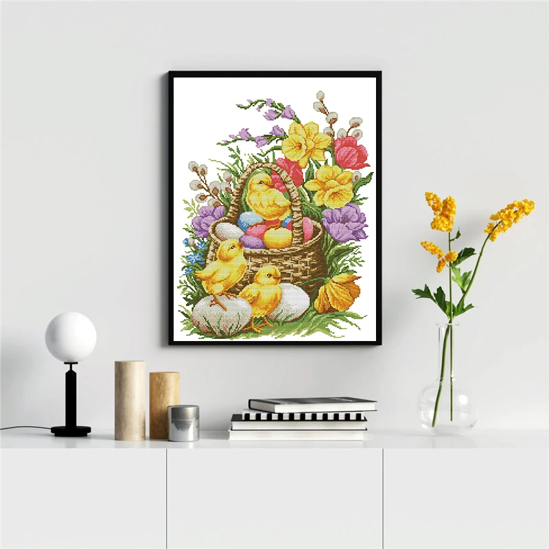 Набор для вышивки крестиком Joy Sunday на холсте сделай сам вышивка DMC без рамки с