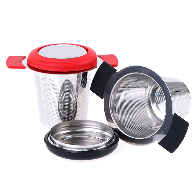 

304 Stainless Steel Reusable Tea Infuser Tea Strainer Teapot Loose Tea Leaf Spice Tea Filter Kitchen Accessories Handle Clip