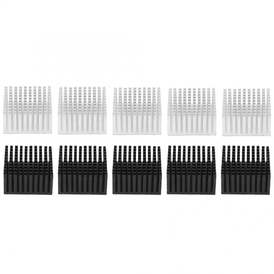 5pcs прессованная Алюминий модуль радиатора 40x20x40 мм радиатор охлаждения ребро