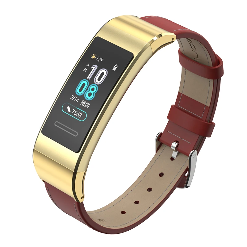 Mijobs для huawei Band 3 pro ремешок в ремне для наручных часов для huawei Band 3 кожаный браслет из нержавеющей стали смарт носимые аксессуары