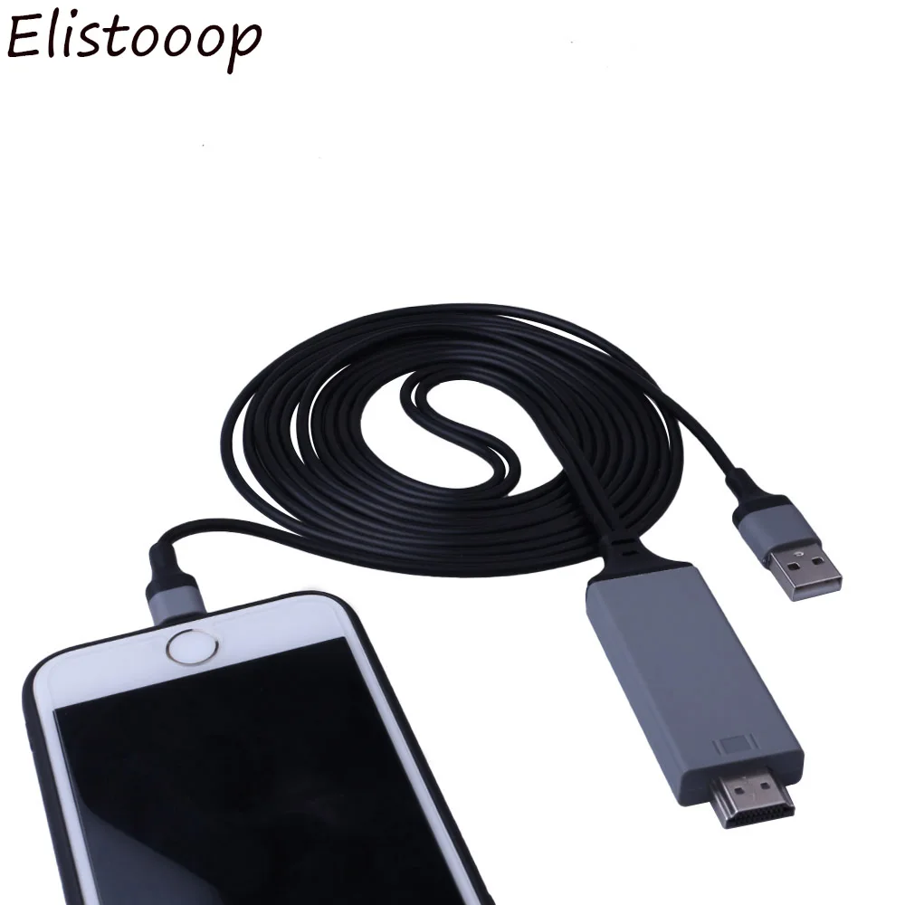 2 м Кабель HDMI-совместимый с HD 1080P конвертер адаптер кабель USB для HDTV TV цифровой AV