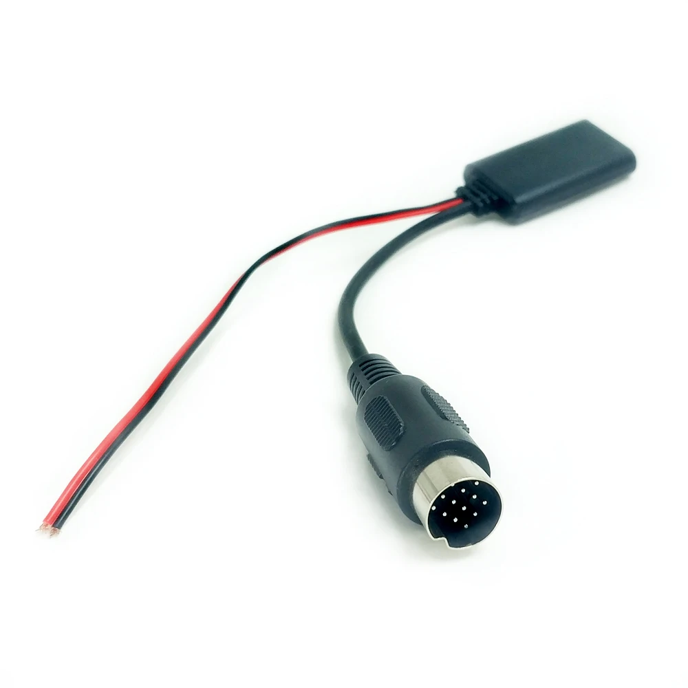 

Biurlink автомобильная стереосистема Bluetooth 5,0 музыкальный AUX адаптер беспроводной MP3 аудио входной кабель адаптер для Kenwood стерео 13-контактный разъем