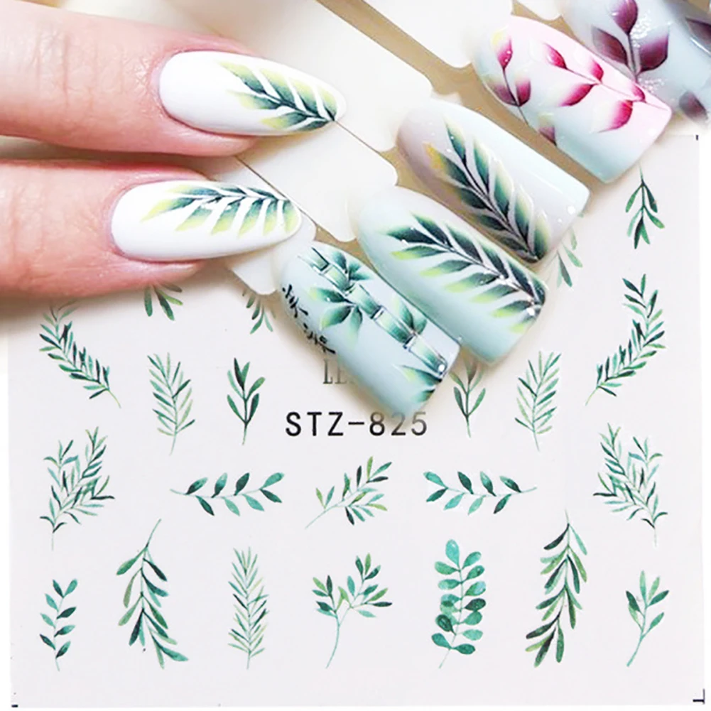 

22pcs Nail Art Decorations Water Transfer Sticker Nail Art Tips Cute Sticker Decals DIY Summer Style Manicure Nail Art For Girls