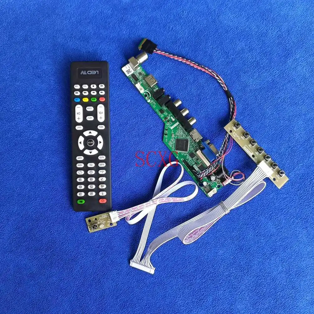 

1920*1080 LCD LED Fit LP156WF4/LP156WFC 40-Pin LVDS Monitor controller drive board AV VGA USB HDMI-compatible Kit Signal analog