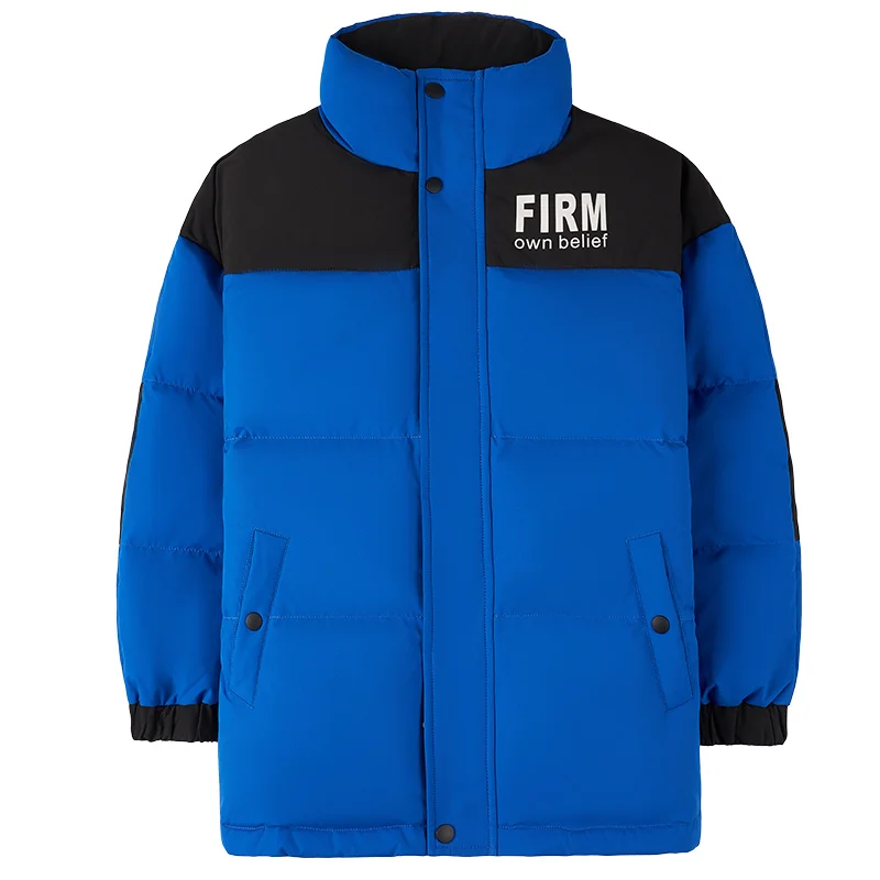 

CHERICOM New down jacket 2020 new women's clothing contrast color Stand Collar fashion children's clothing down 25T855