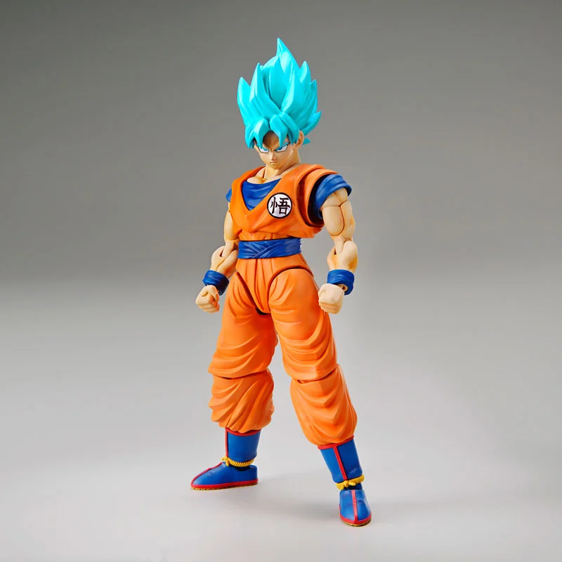 

Bandai Model Figure-rise Anime Dragon Ball Super Saiyan God Blue Hair Son Goku Assembled Model Toy Birthday Gift