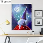 Алмазная живопись, полная круглая Алмазная вышивка, Набор для вышивки крестиком, мультяшный рождественский подарок, мозаика ручной работы для фото