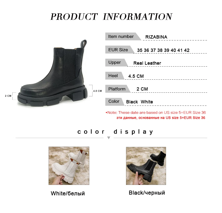 

Ins Real Leather Women Ankle Boots Fashion Platform Warm Fur High Heel Winter Shoes Woman Casual Footwear Size 35-42