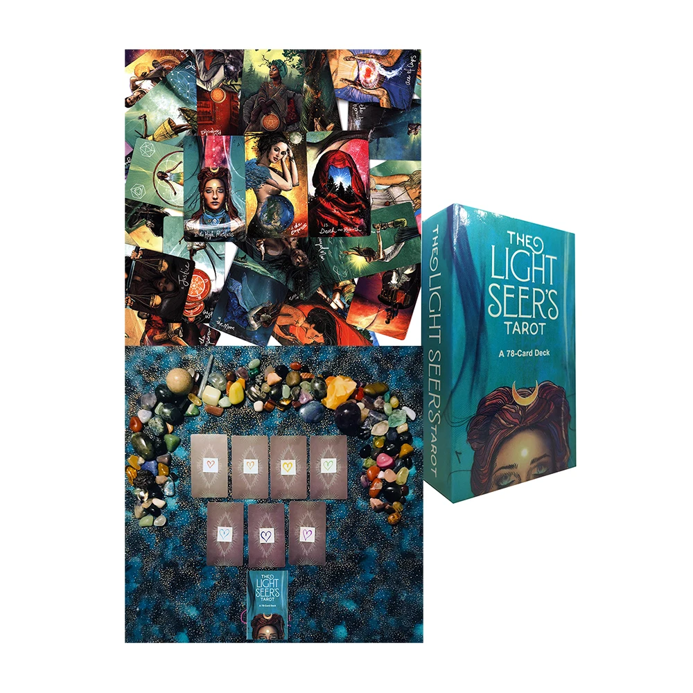 

2022 г., высокое качество, фабричное производство, лидер продаж, новые легсветильник карты Таро для начинающих, PDF-руководства, оптовая продажа...