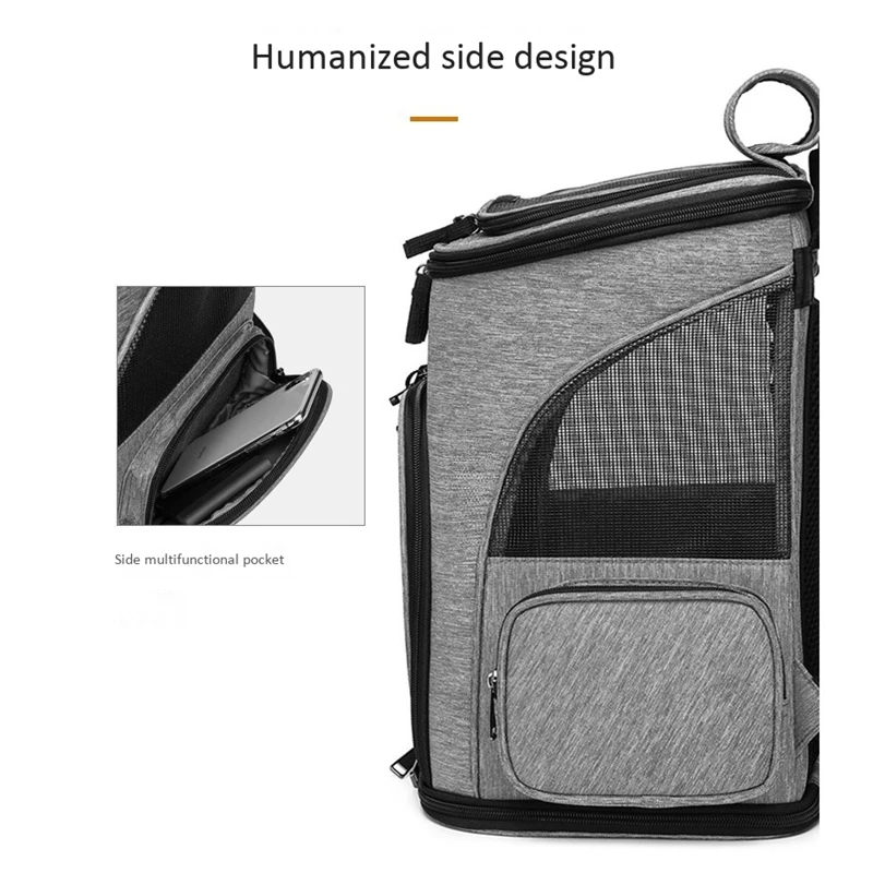 Рюкзак переноска для домашних животных кошек сумка собак с вентилируемой сеткой