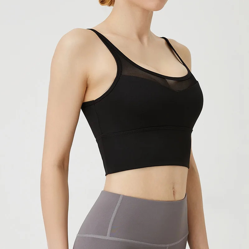 

Professional Shockproof Sports Bra Thin Anti-Sagging Quick-Drying Running Fitness Sports Vest Women Training Underwear