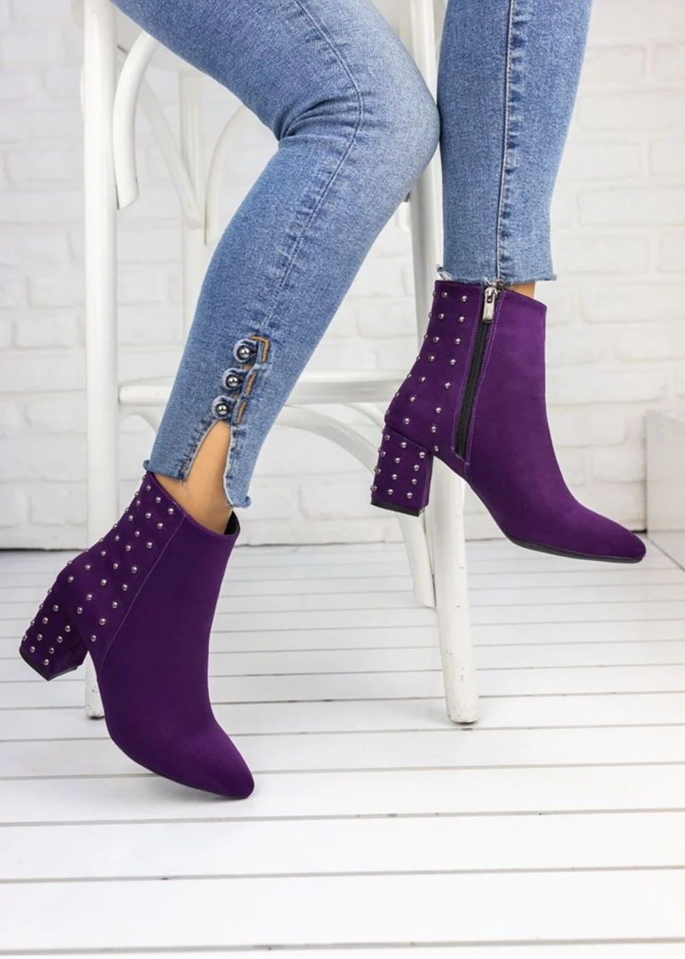 

Davide Cubic Zirconia Diamond Women 'S Boots Winter Spring Casual Casual Elegant Women Ankle Boots 2021 Fashion Design Casual Hiking