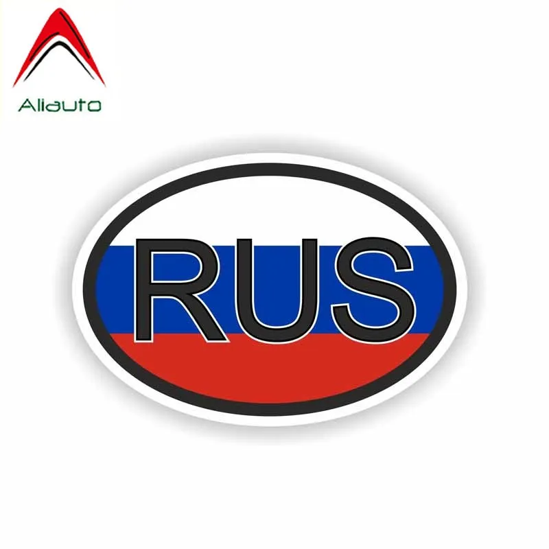 

Aliauto Creative Car Sticker Reflective Rus Russia Country Code Pvc Waterproof Sunscreen Reflective Decal,11cm*7cm