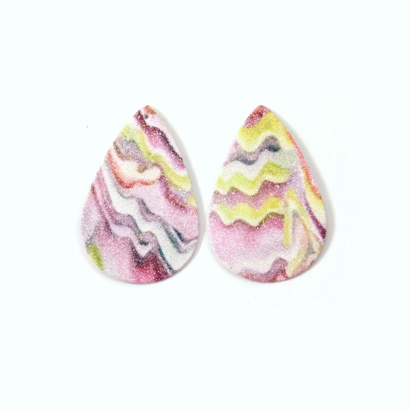 100 шт./лот из искусственной кожи серьги Кошмар перед Рождеством Санта пульсация