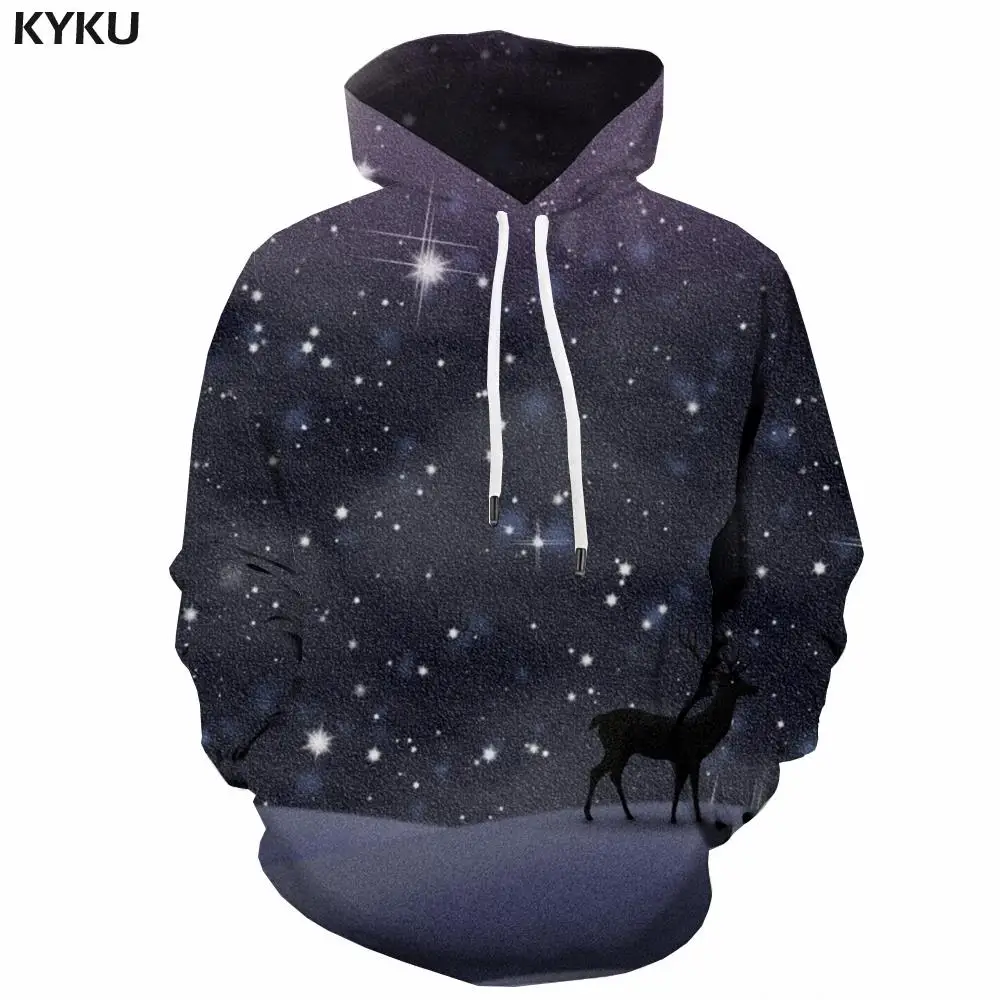 

3d Hoodies Galaxy Hoodie Men Moon Hoody Anime Space Hoodie Print Animal Sweatshirt Printed Long Sleeve Funny Winter New Man