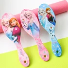 Детские массажные щетки Disney Frozen Elsa Anna Princess из мультфильма для девочек, милая воздушная Расческа для девочек, милый подарок для малышей
