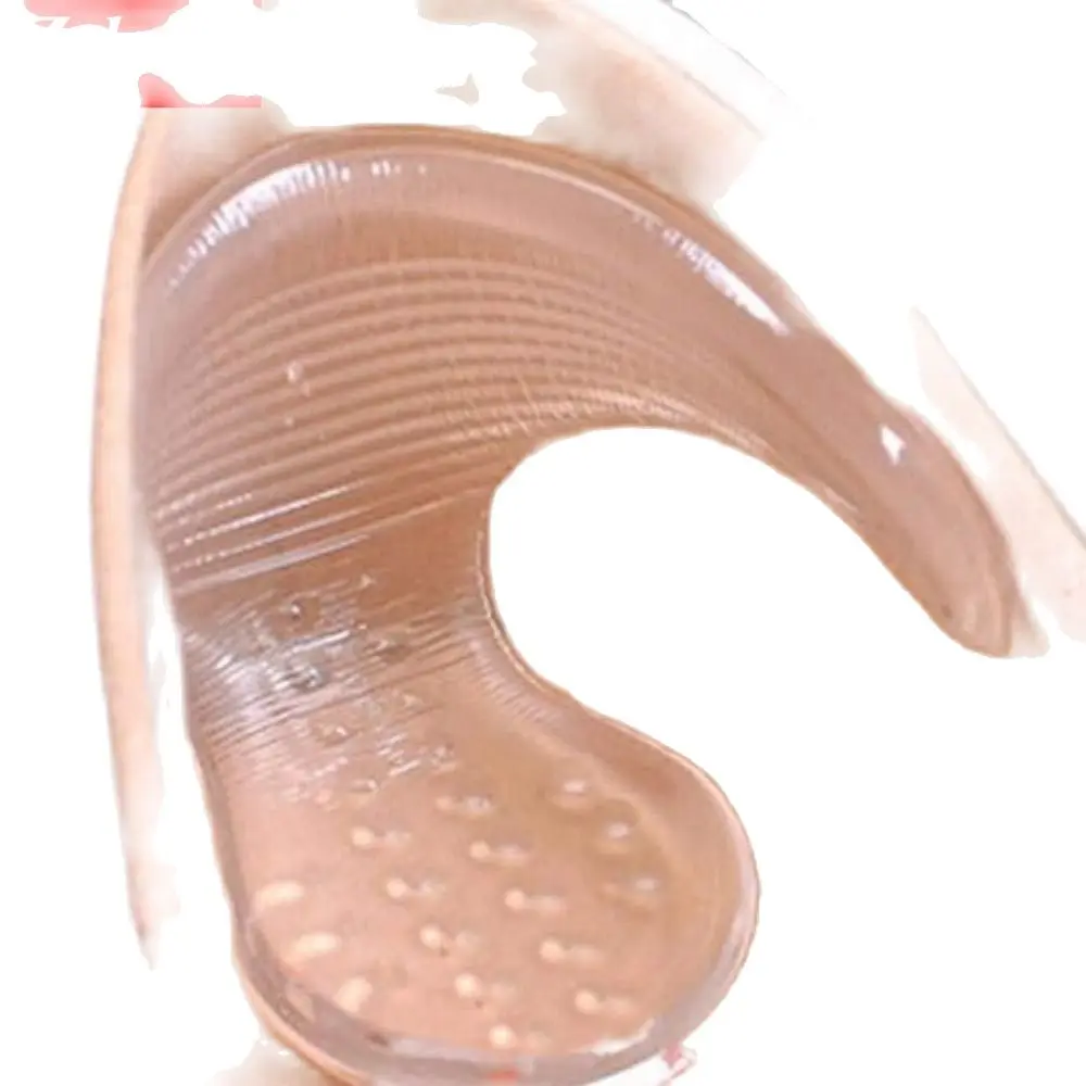 

1 Pair Silicone Soft Insert Heel Liner Grips T-type Thread High Heel Comfort Pads Feet Care Accessories
