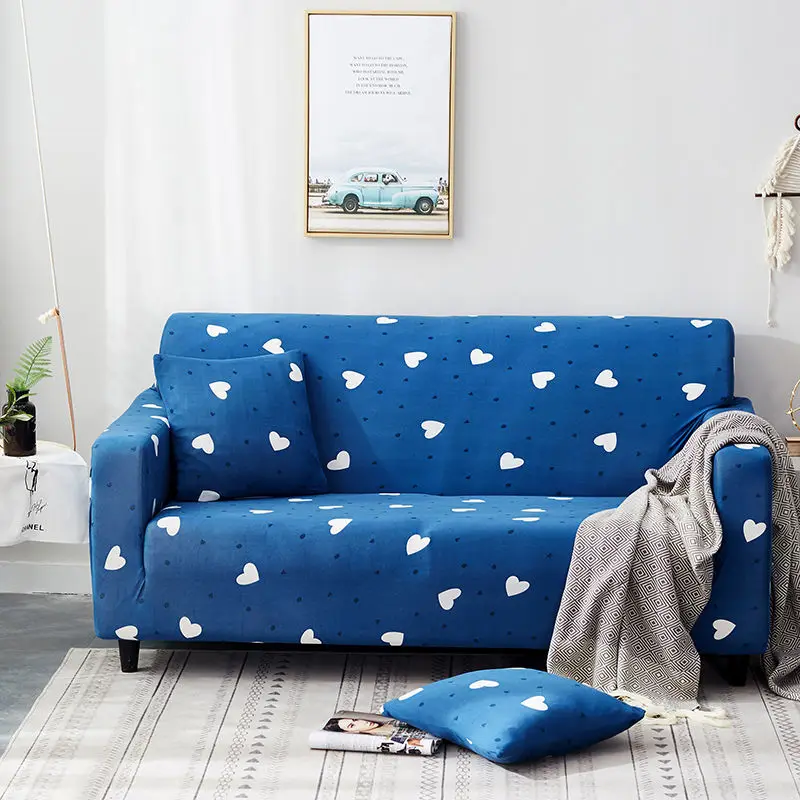 Эластичный чехол для дивана с цветочным принтом противоскользящие Чехлы в