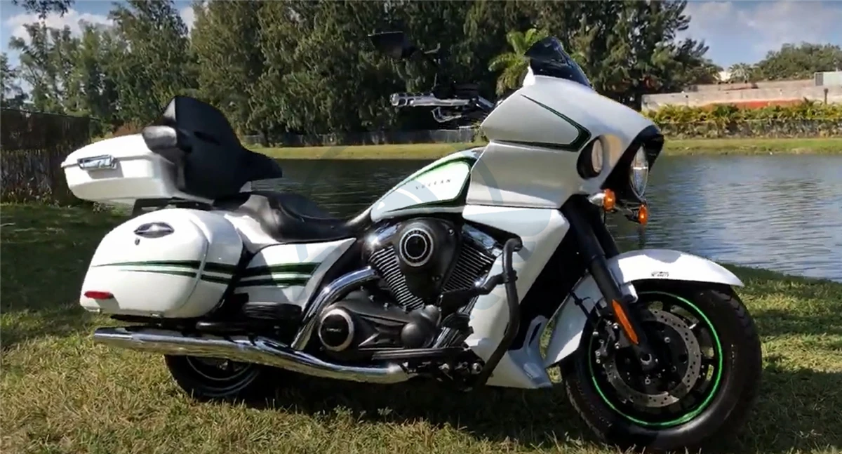 Багажник King Tour Pak Pack с верхним корпусом и багажником для Kawasaki Vulcan VN1700 VN 1700 Vaquero ABS SE