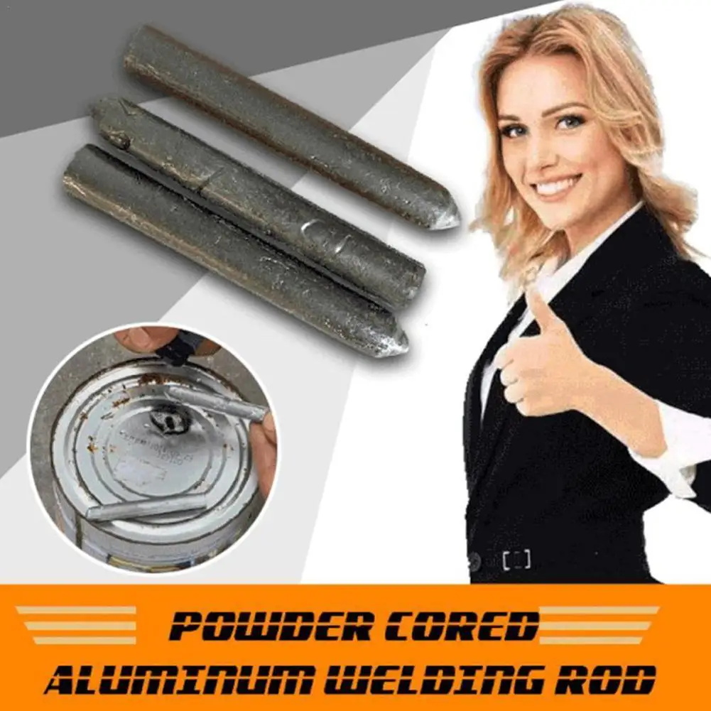 

3Pc Powder Cored Aluminum Welding Rod Low Temperature Copper Tool Accessories Good Liquidity Nontoxic Odorless Durable Easy Melt