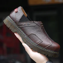 Leather Men Casual Shoes Luxury Brand 2020 New Mens Loafers Classic Fashion Breathable Man Shoes Business Formal Shoes