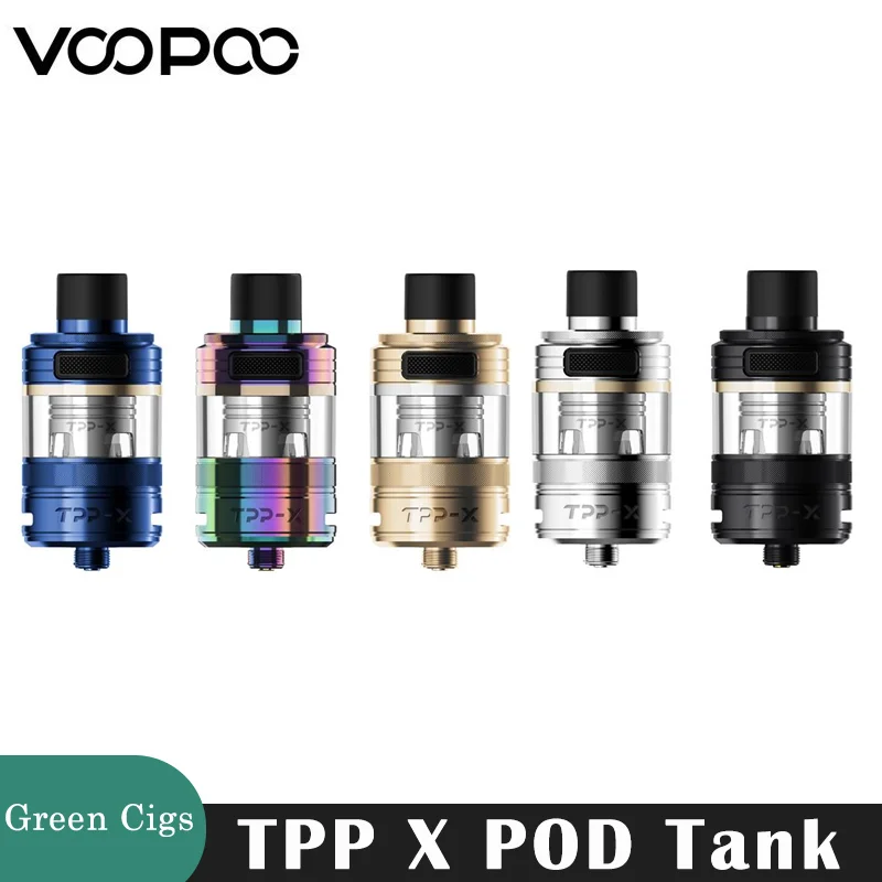 Оригинальная электронная сигарета VOOPOO TPP X Pod Tank 5,5 мл, электронная сигарета для TPP PnP Coil Voopoo Drag X Pro Drag S Pro Kit