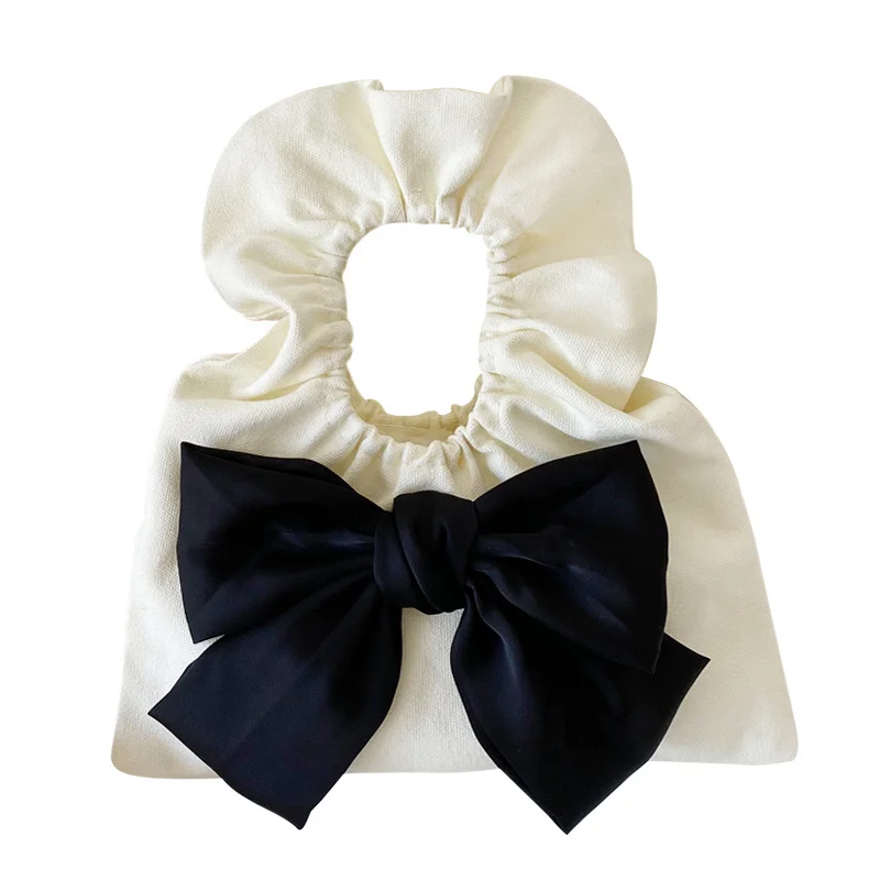 

Japanese And Korean Style Mini Bag Bow Bag Female 2021 New Ins Wrist Bag Fold Lace Handbag