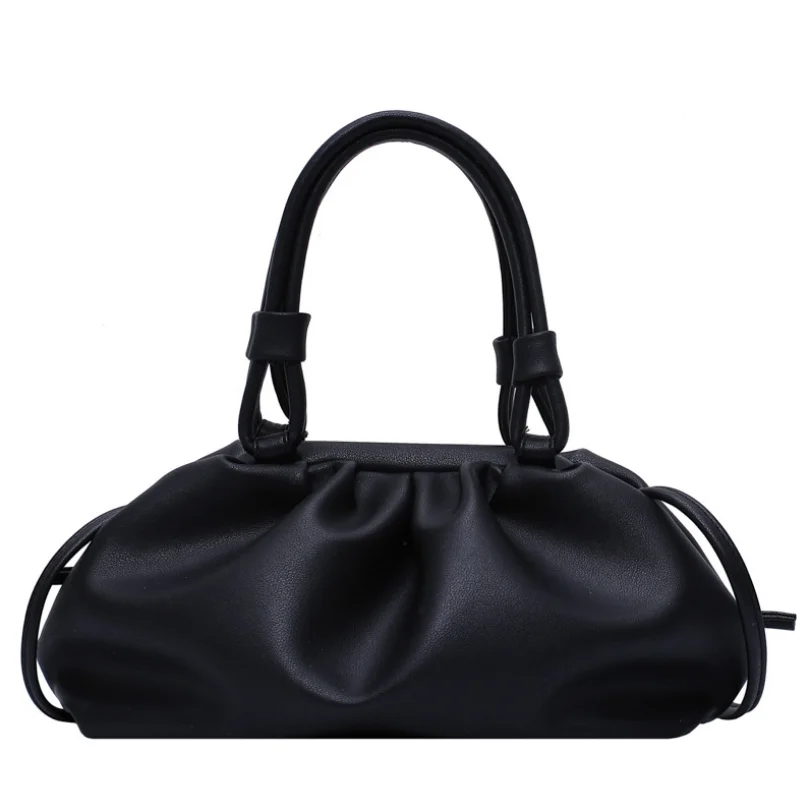 Модная маленькая сумочка из мягкой кожи в стиле облако на одно плечо|Сумки с