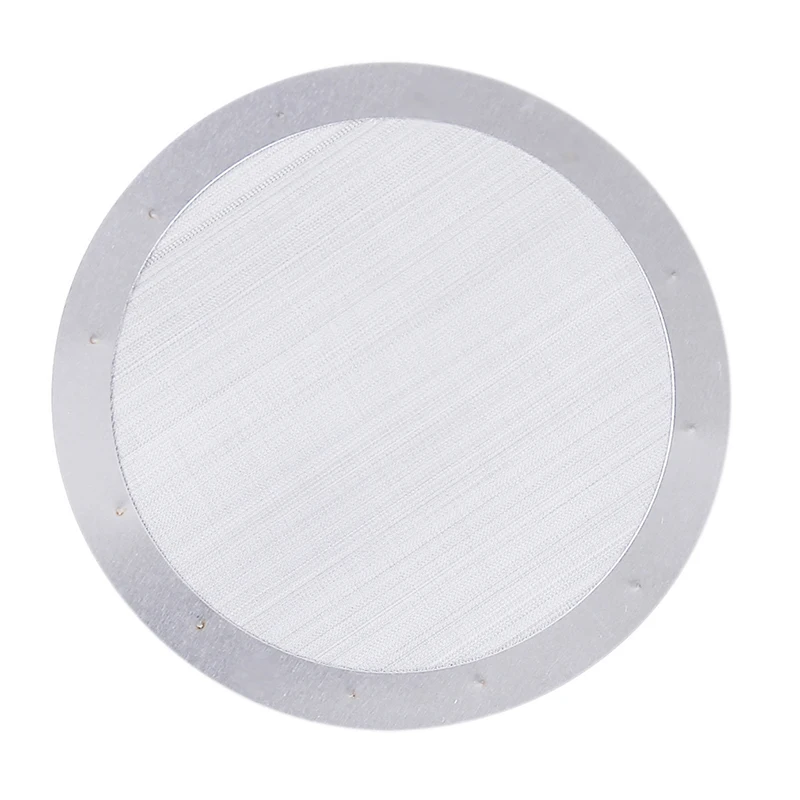 Серебряный многоразовый фильтр для кофе из тонкого металла сетка нержавеющей