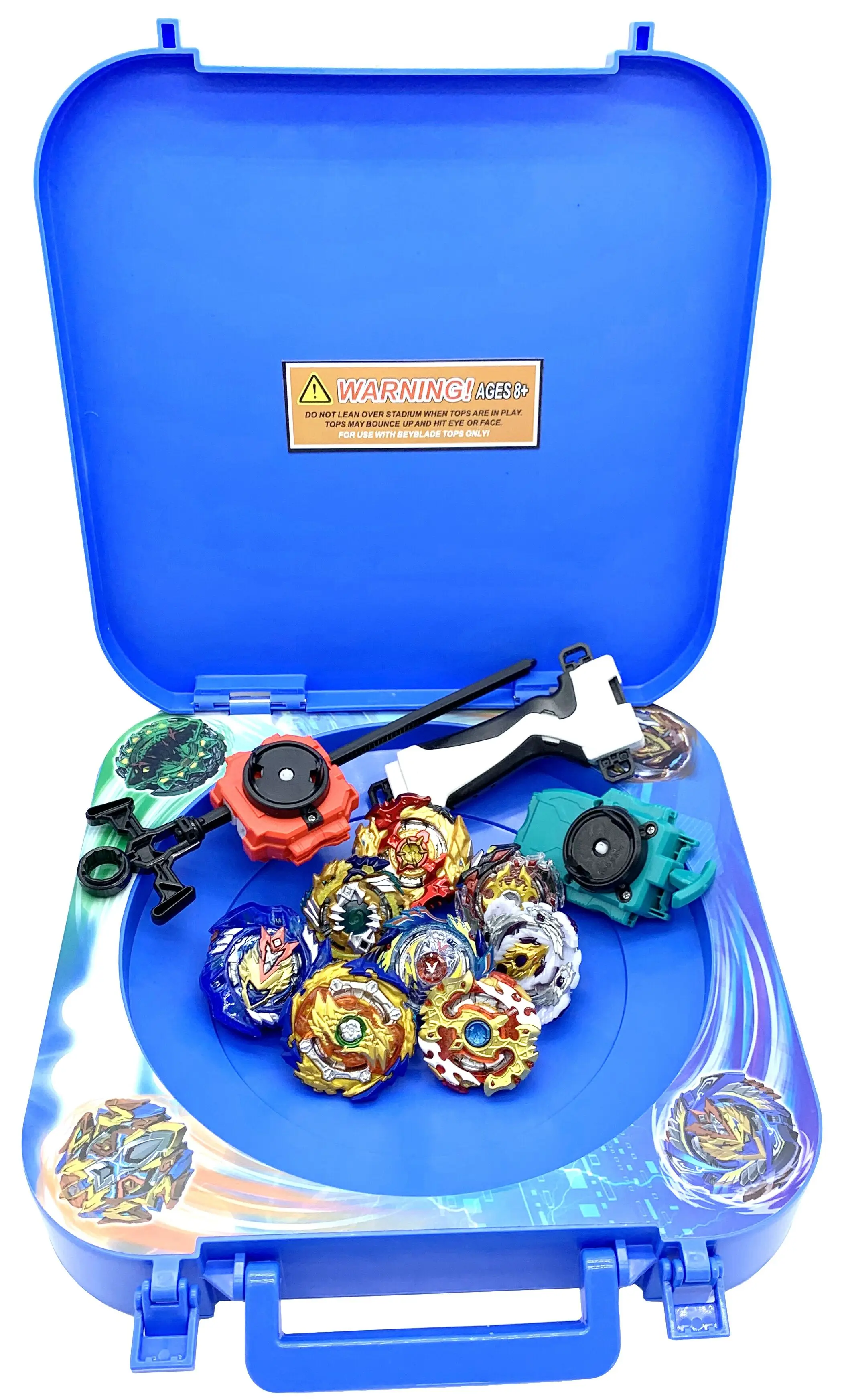 Beyblade burst мобильный beystadium набор Коллекционная коробка Арена стадион с ручкой пусковой установки как подарки для детей