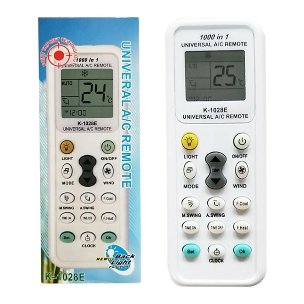 

K-1028E Global Universal Air Conditioner Remote Control Suitable for All Air Conditioners with Base