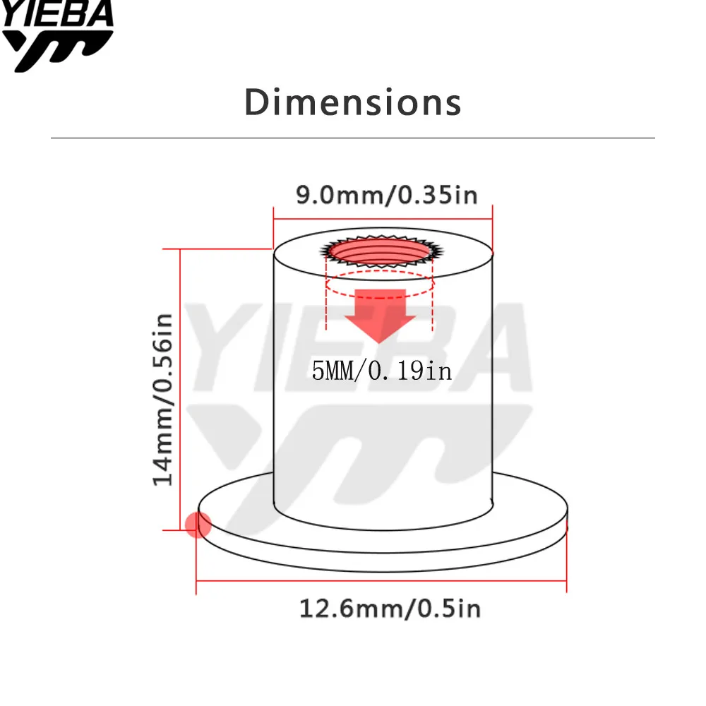 

20 PCS Motorcycle Windscreen Well nut Rubber Fastener Well Nuts For ducati Monster 696 Diavel Carbon Diavel Dark 1299 Panigale S