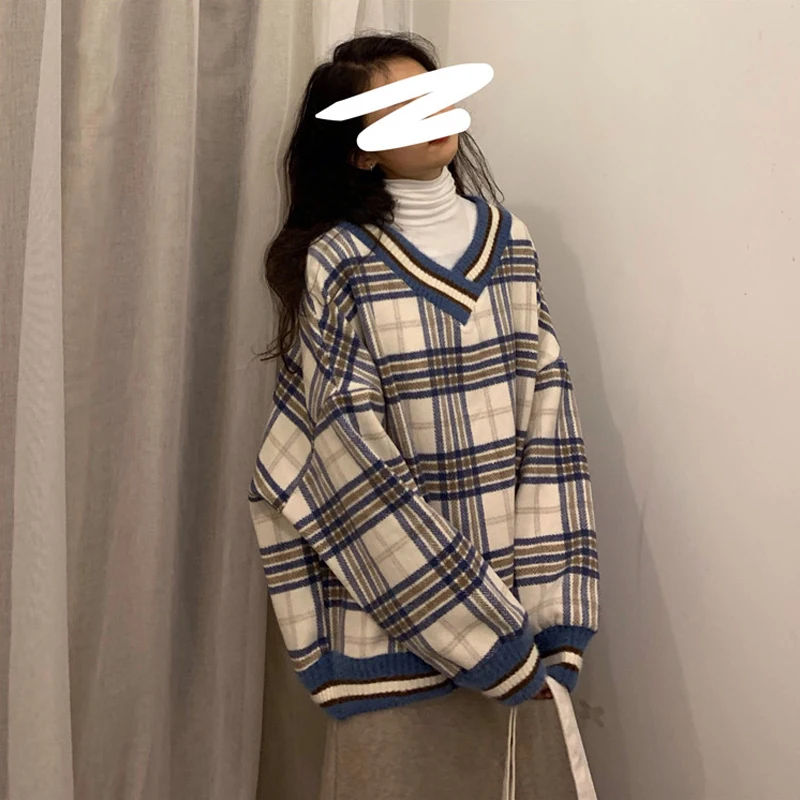 

Autumn Winter Women's Knitted Ribbed Top Warm Slim Turtleneck Pullover Soft Thicken Loose Long Sleeve Hoodies Korean Version New